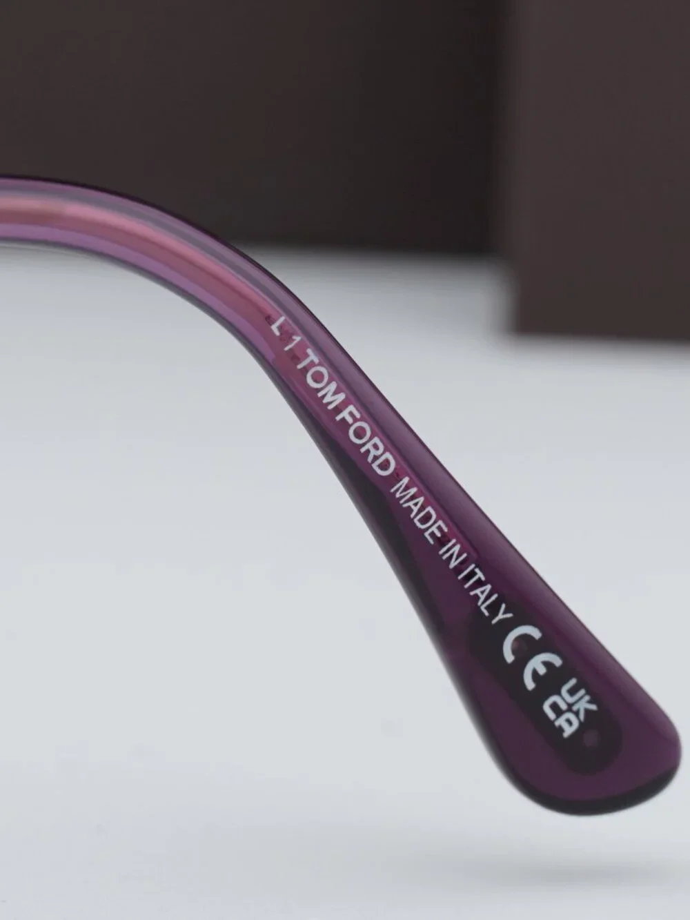 Tom Ford FT5882-B 083 Butterfly Eyeglasses 55mm - Violet/Blue Light Block - Picture 8 of 9